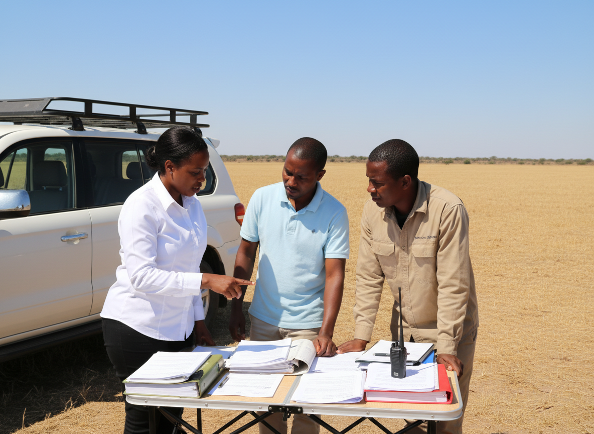 Field procurement meeting in progress